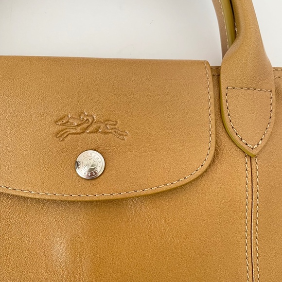 Longchamp Le Pliage Cuir Lambskin CUMIN small leather bag - Picture 7 of 16